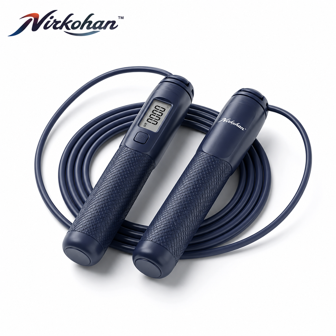 Nirkohan™ CountFlow Digital Jump Rope – Adjustable Speed Rope with LCD Counter for Cardio & Home Fitness