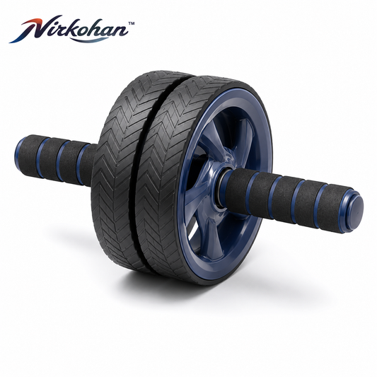 Nirkohan™ GlidePro Wide-Wheel Ab Roller – Core Exercise Wheel with Ergonomic Handles & Knee Pad