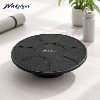 Nirkohan™ AlignBoard Compact Balance Trainer – Anti-Slip Wobble Board for Core Stability & Standing Exercises
